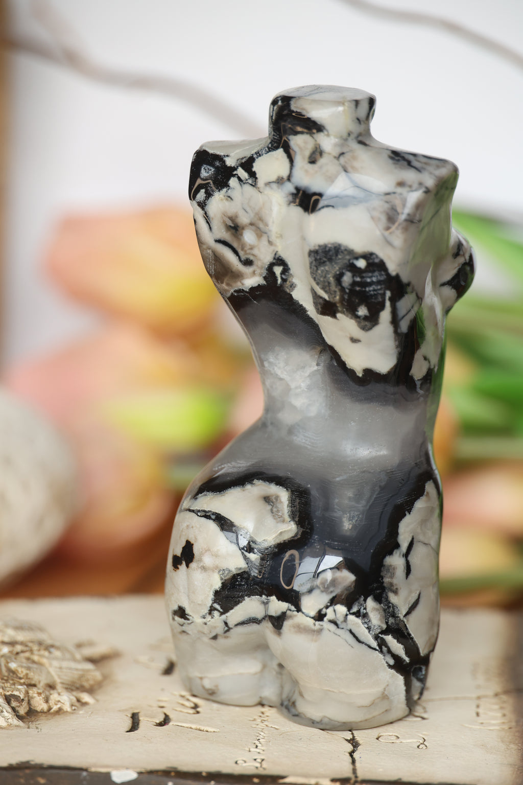 Volcano Agate Abstract Figure