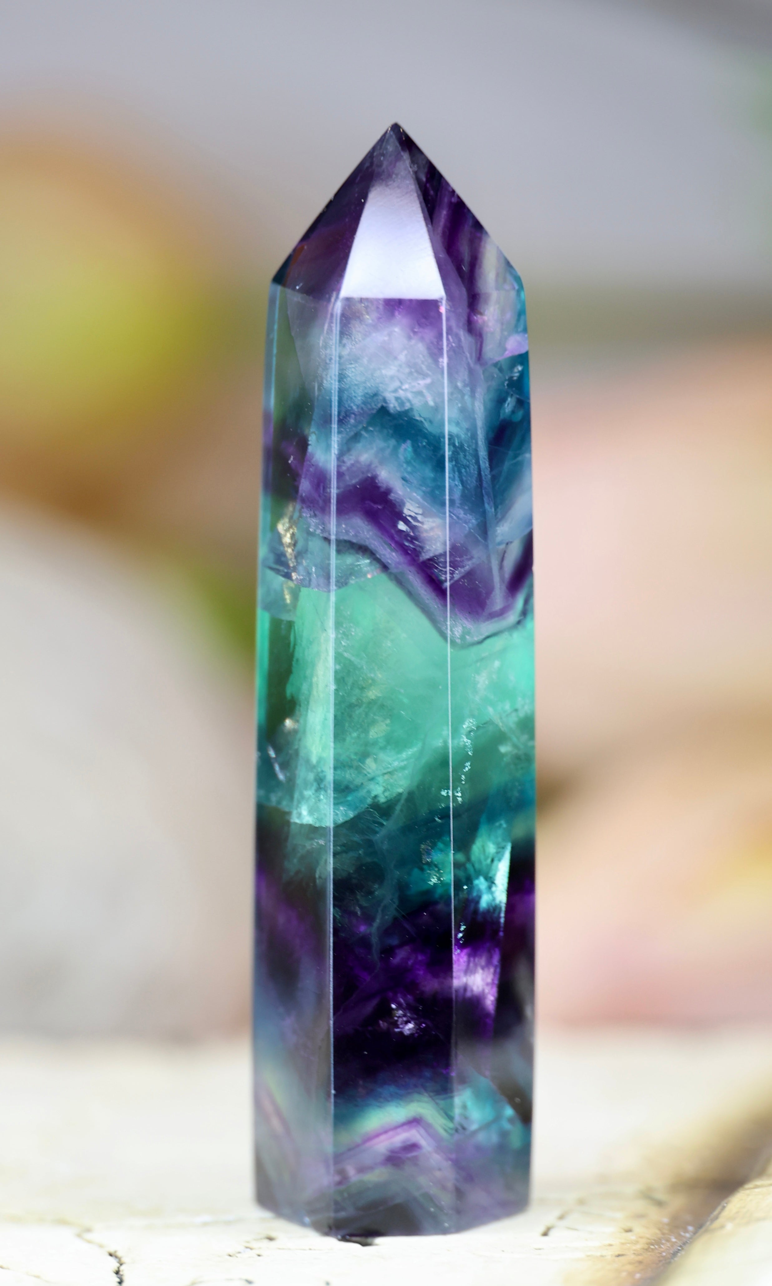 Rainbow Fluorite Tower
