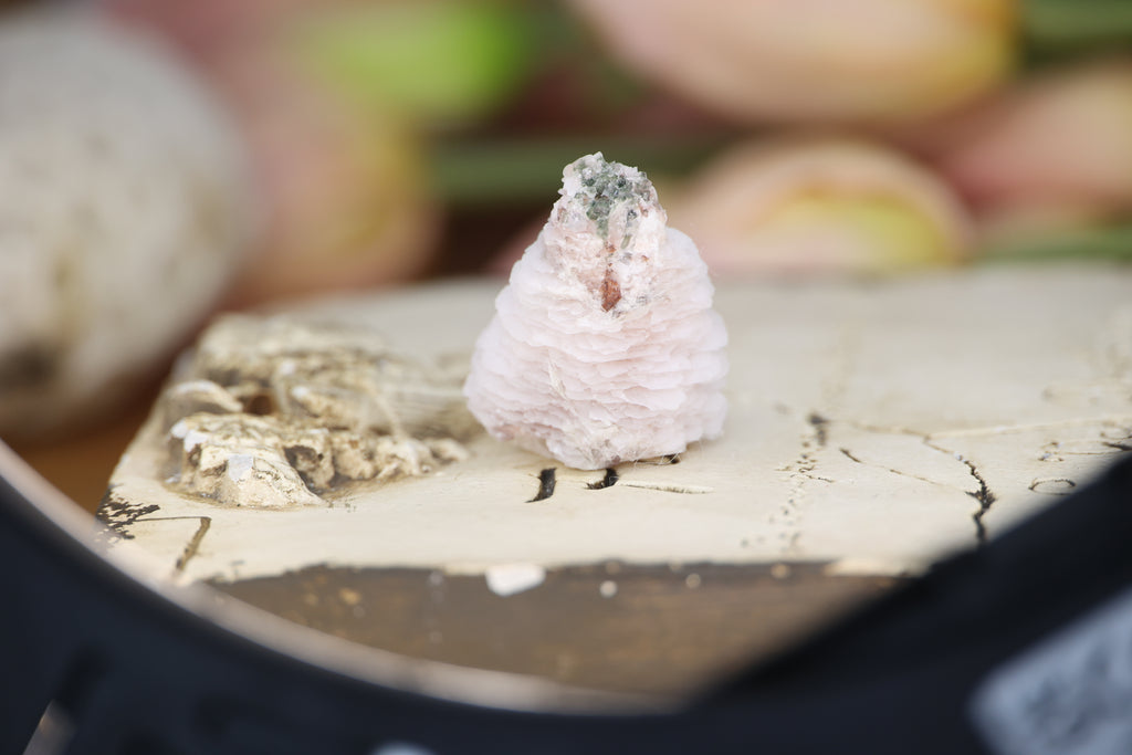 Pink UV Reactive Calcite Cluster