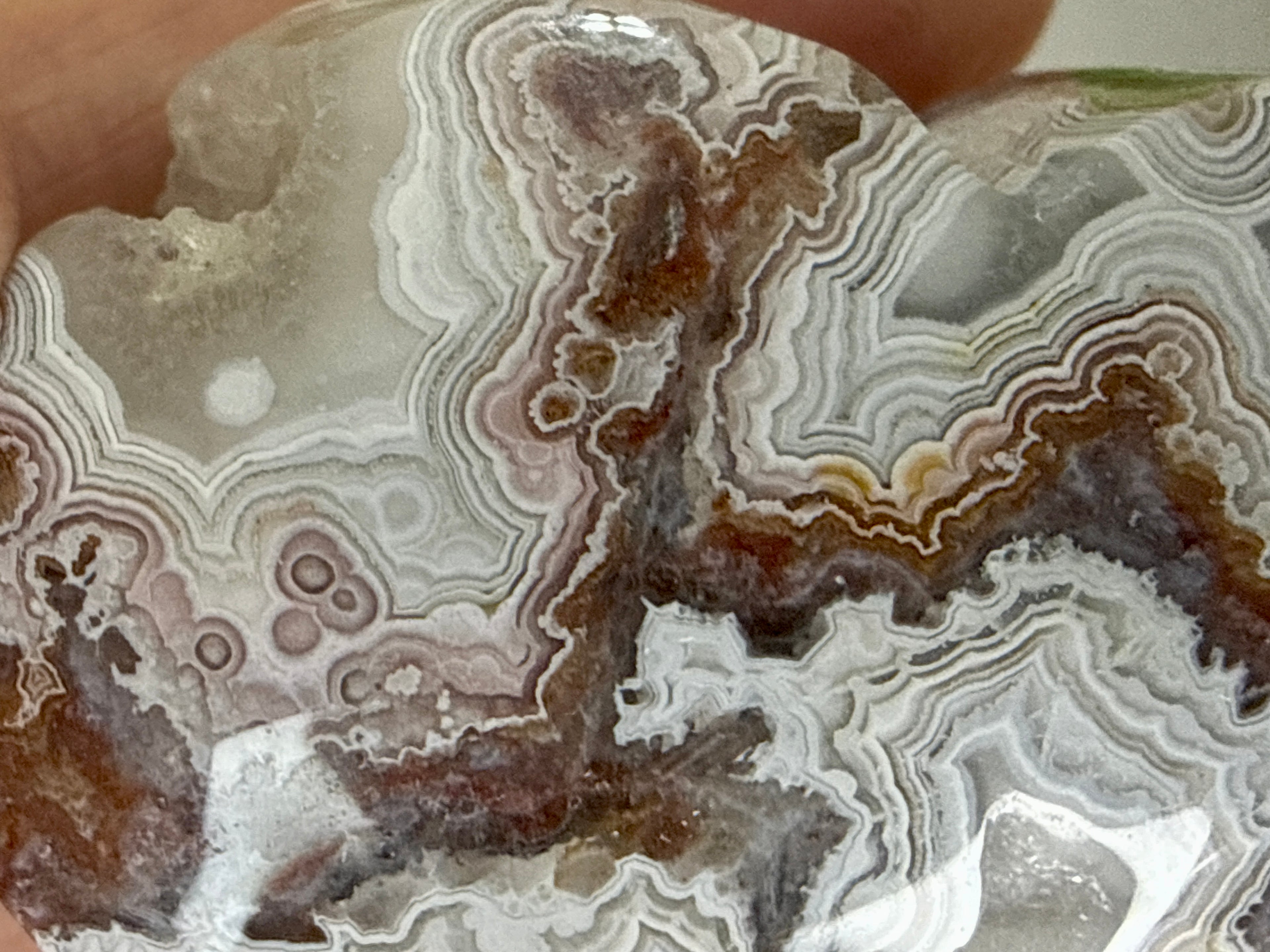 Crazy Lace Agate Hearts