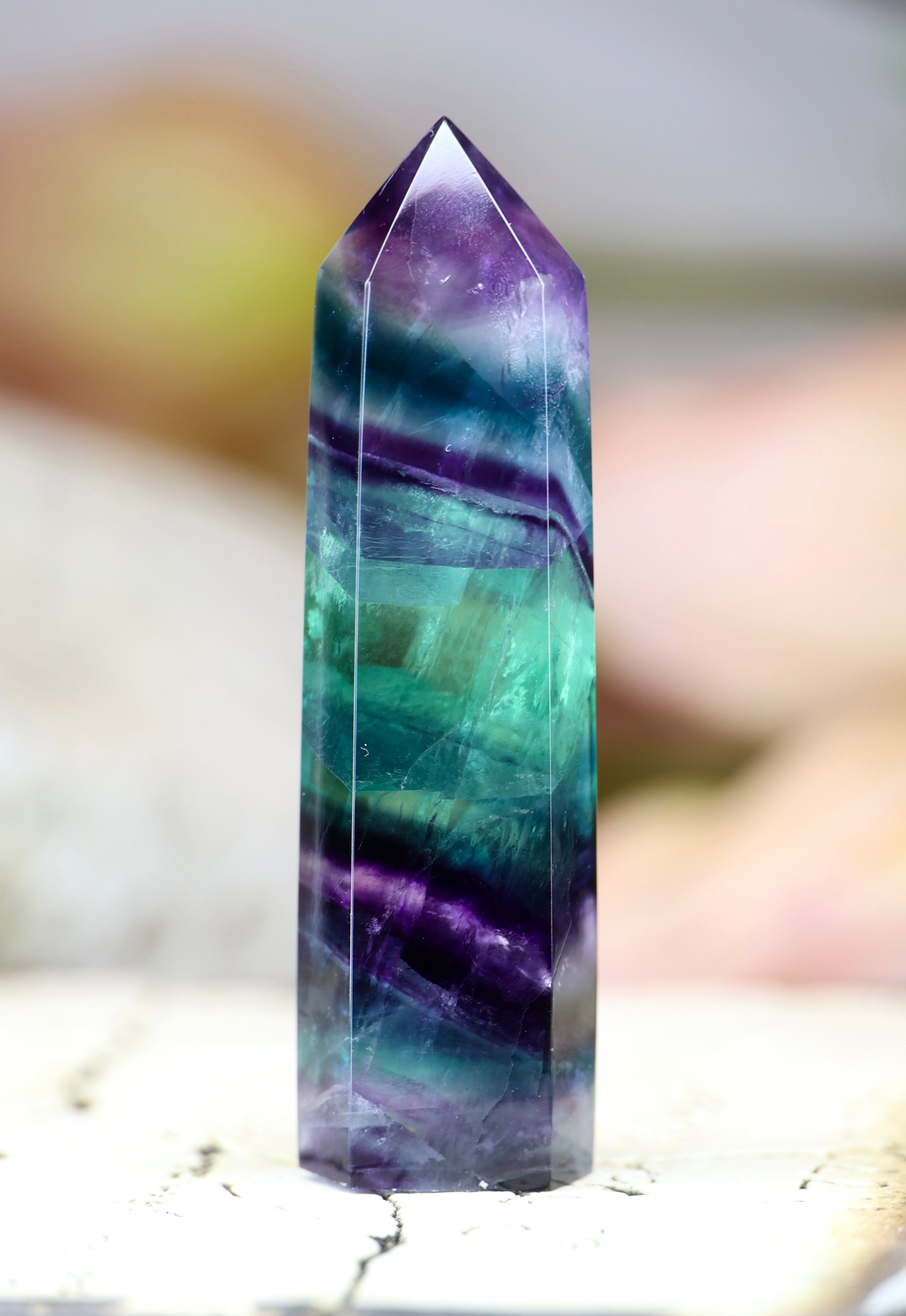 Rainbow Fluorite Tower