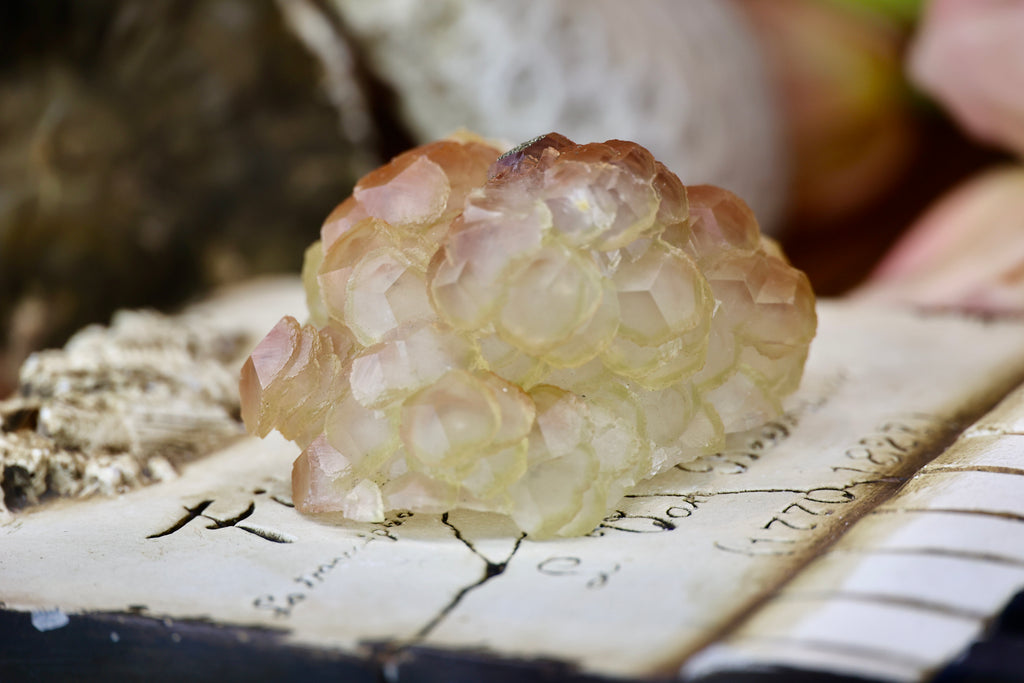 Orange Benz Calcite with Pyrite – Natural Mineral Specimen