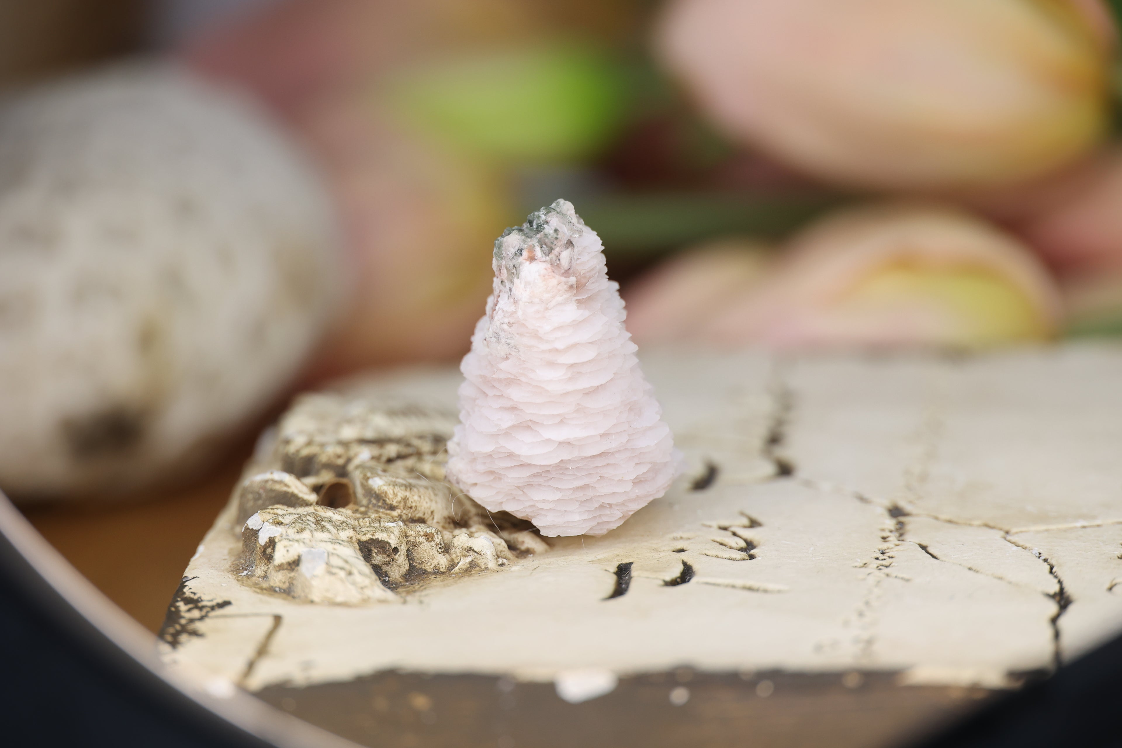 Pink UV Reactive Calcite Cluster