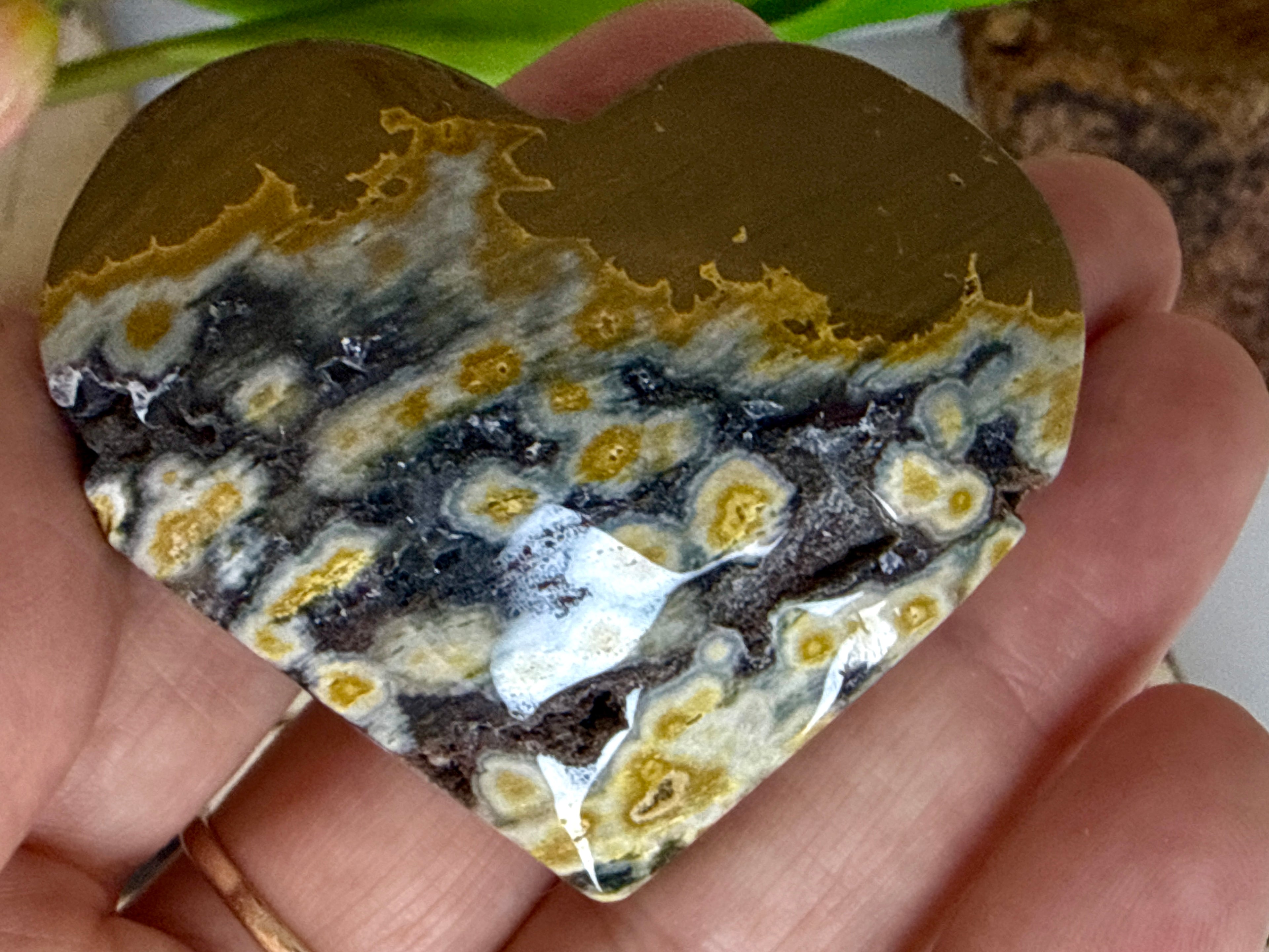Ocean Jasper Hearts
