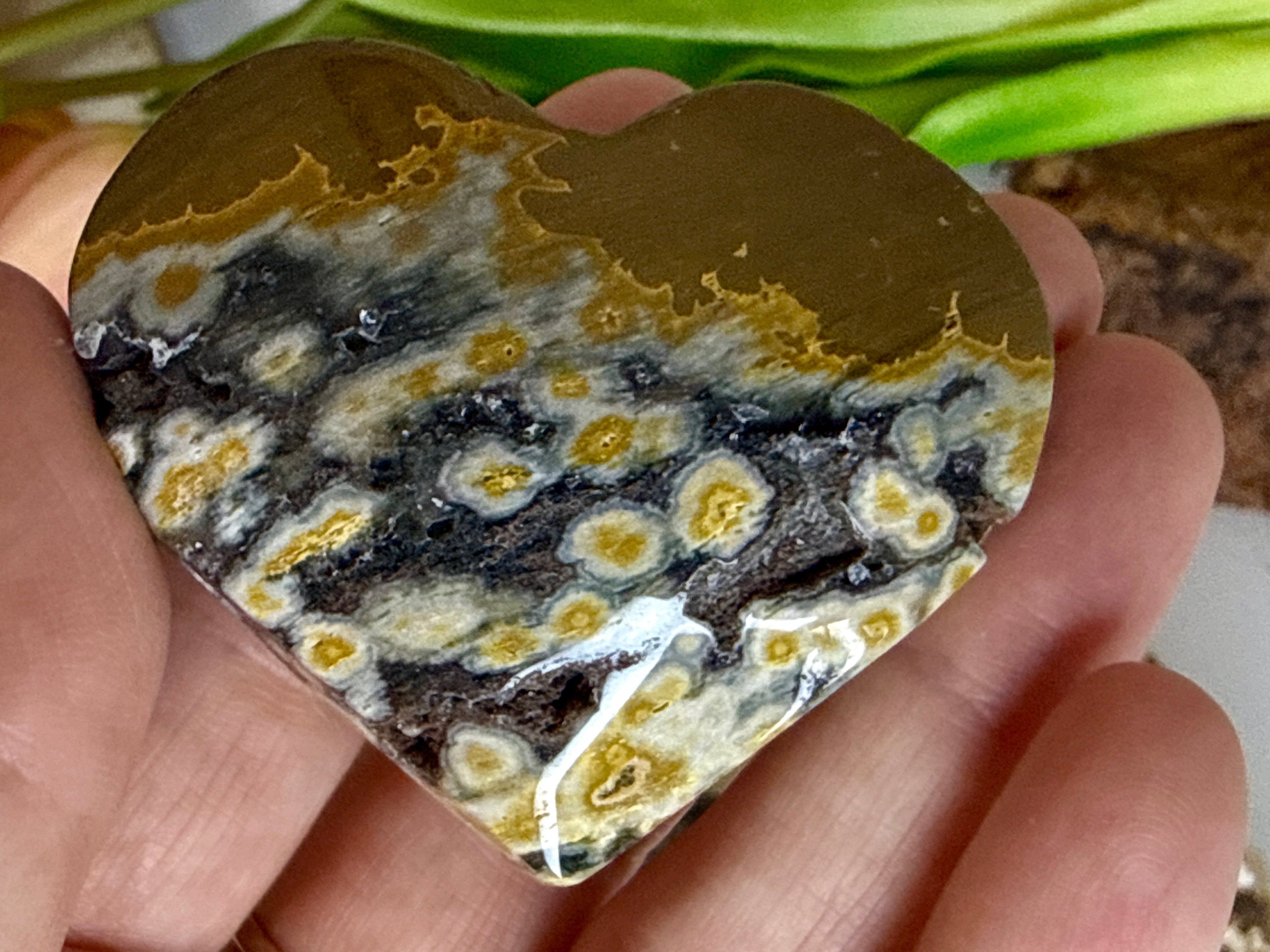 Ocean Jasper Hearts