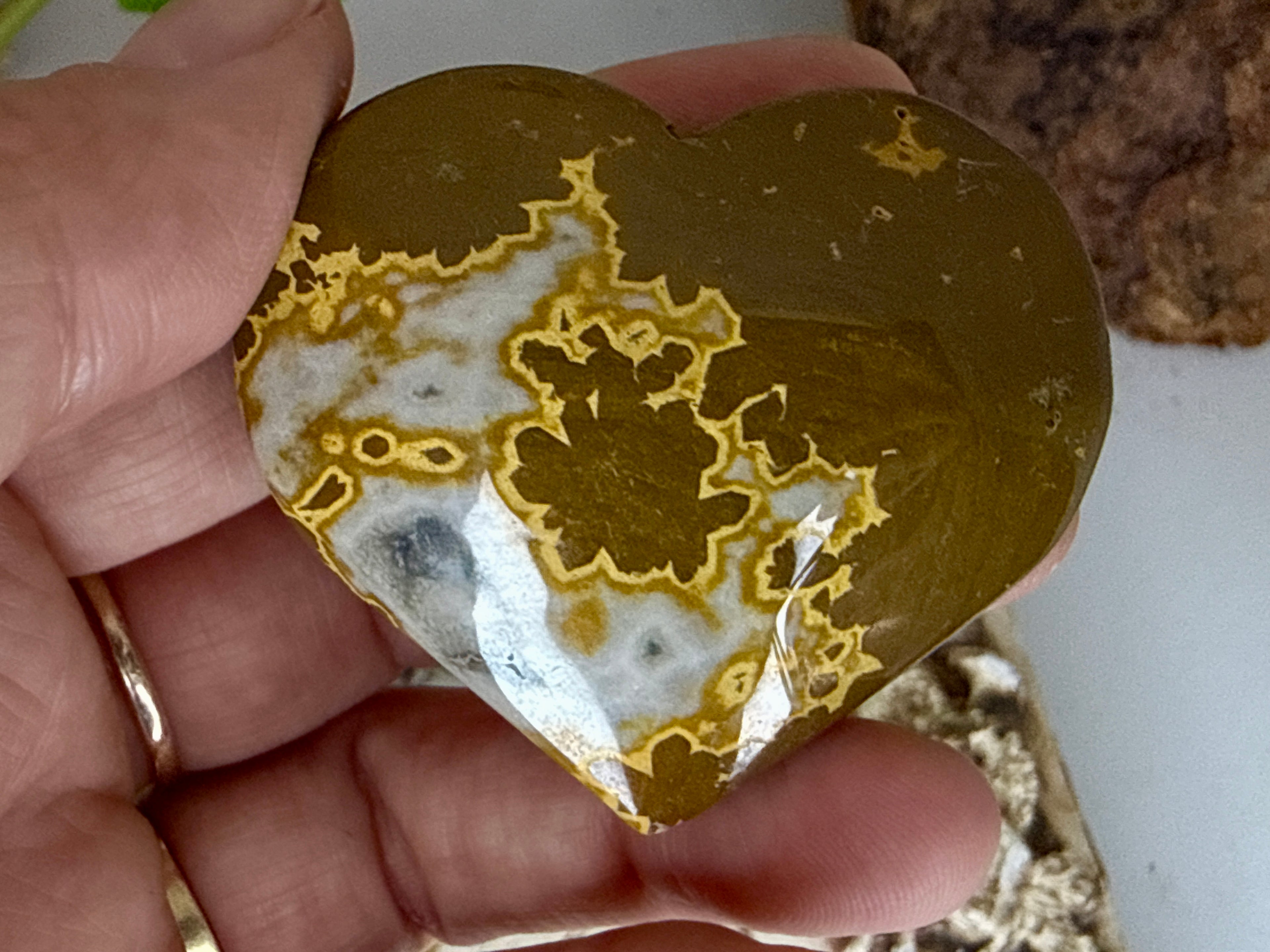 Ocean Jasper Hearts