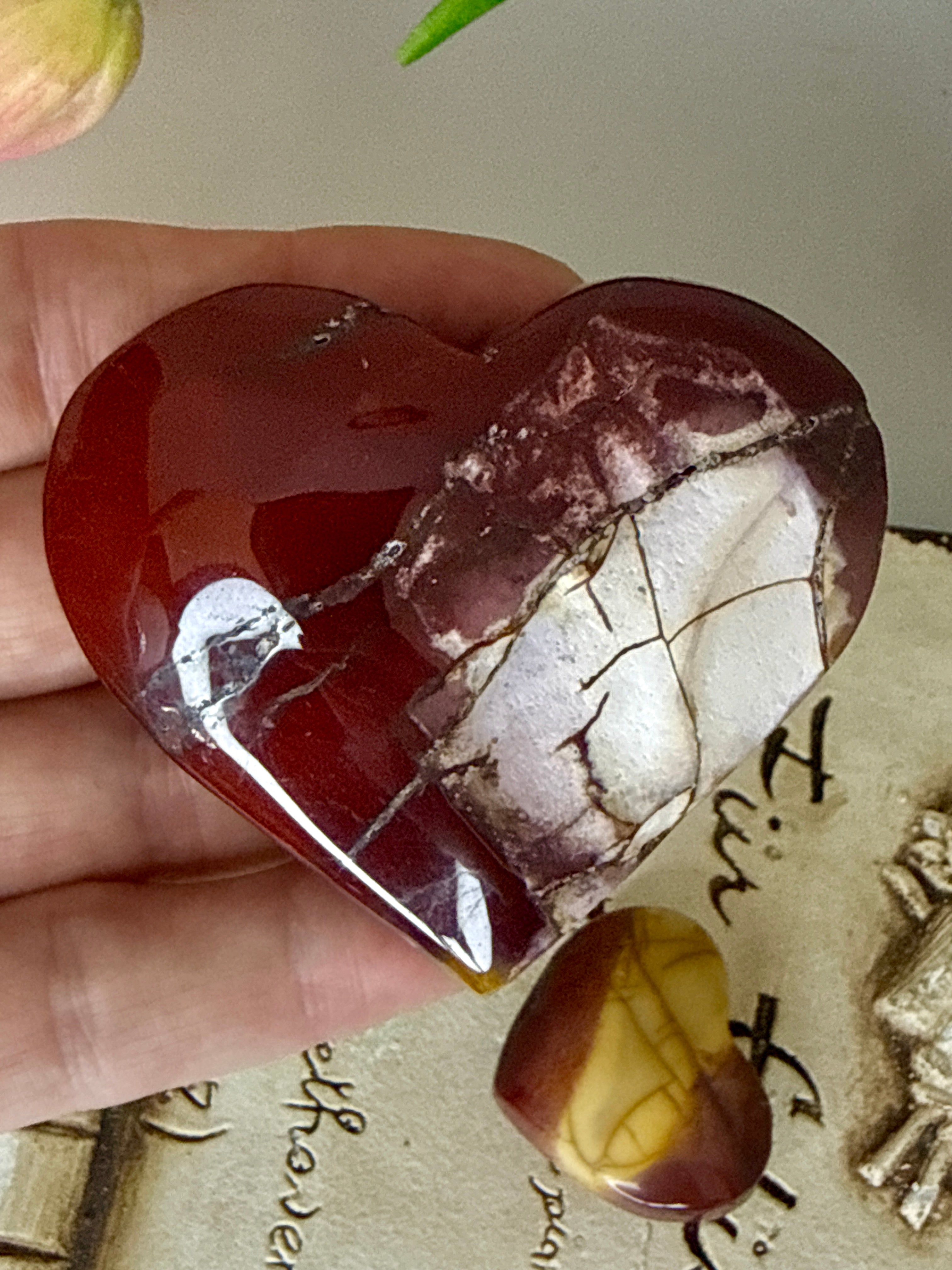 Mookaite Jasper Heart