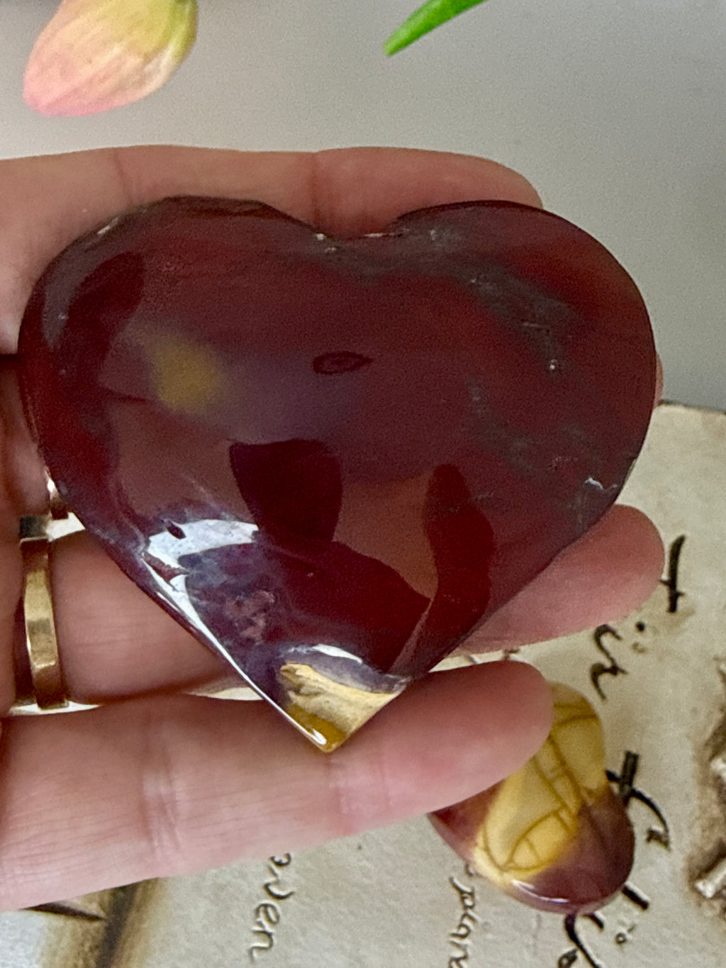 Mookaite Jasper Heart