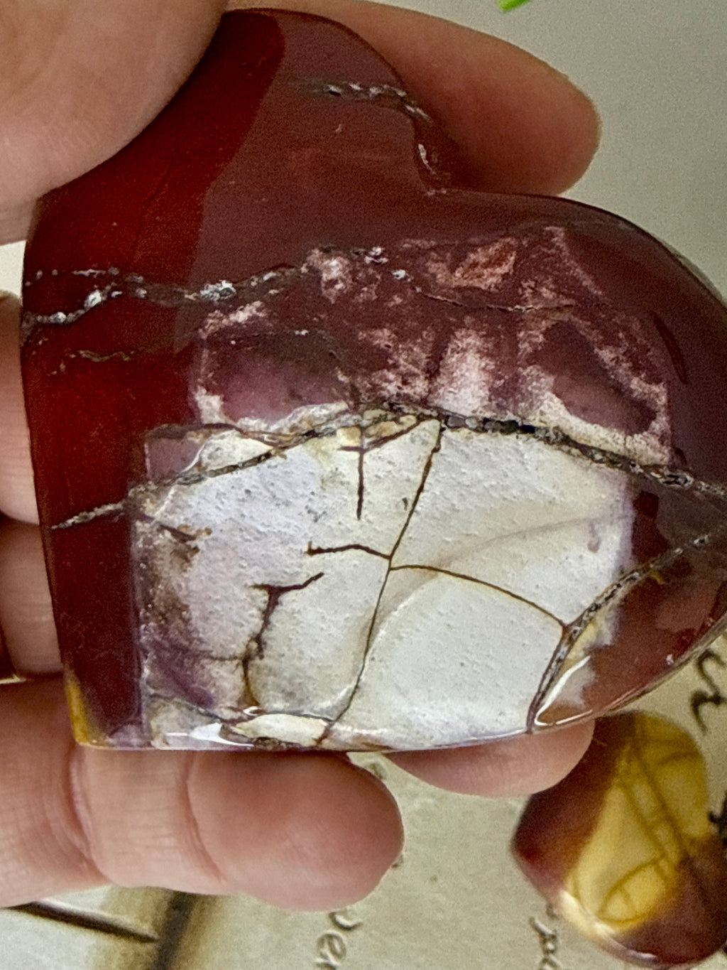 Mookaite Jasper Heart