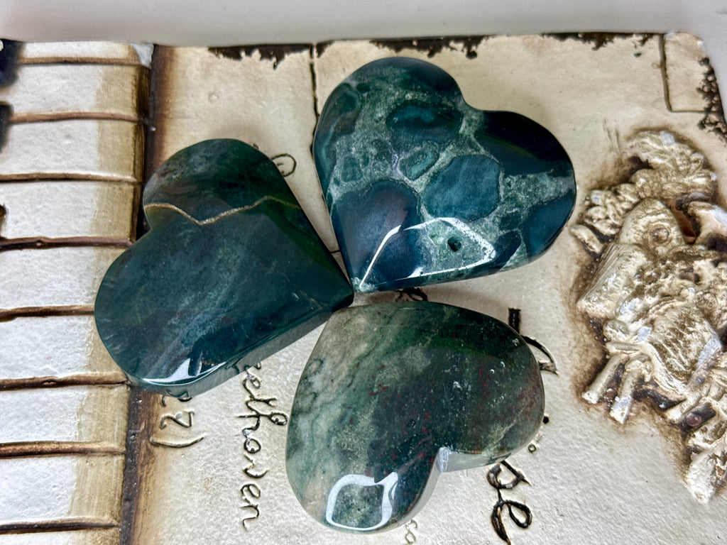 Ocean Jasper Hearts