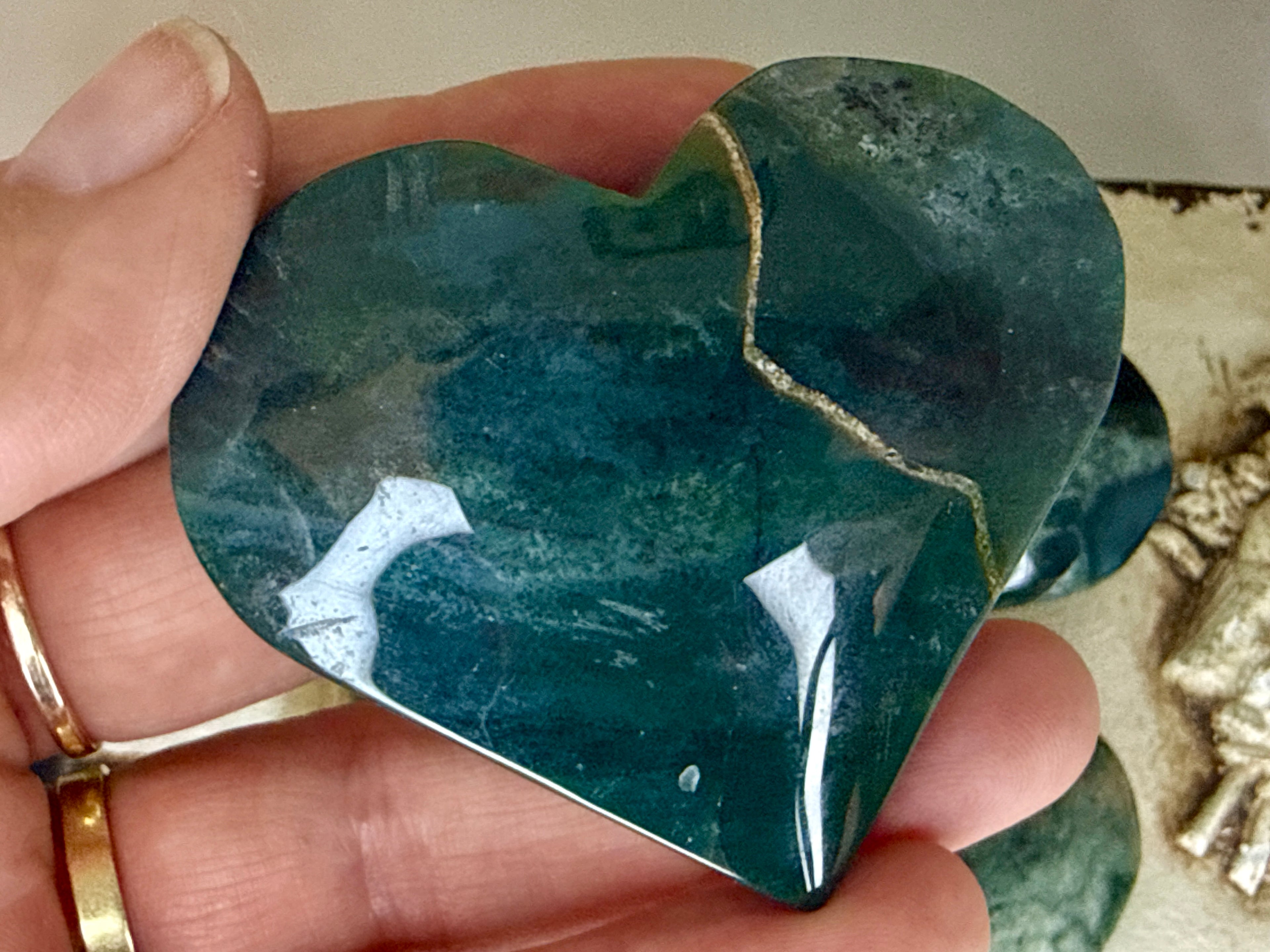Ocean Jasper Hearts