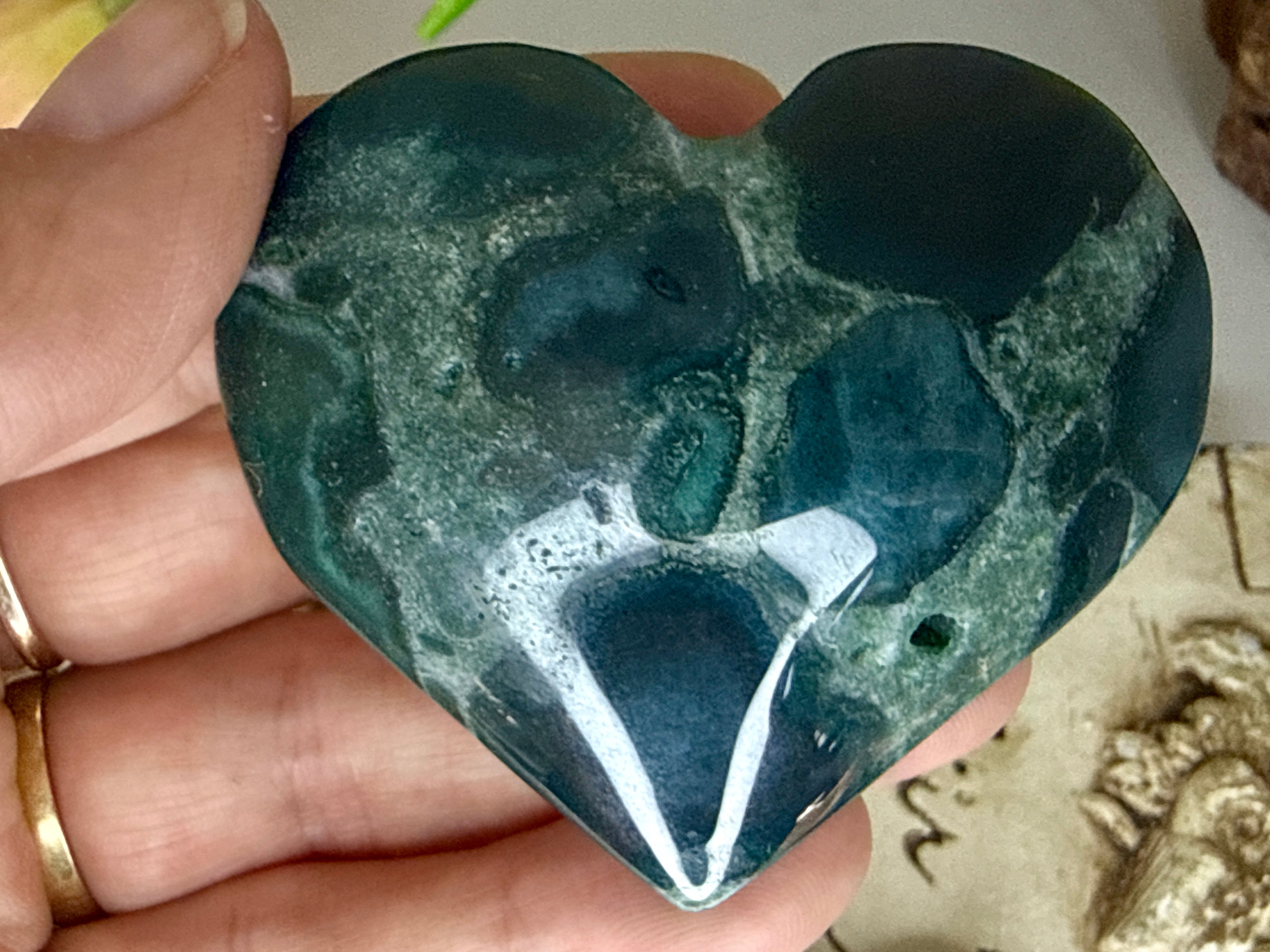 Ocean Jasper Hearts