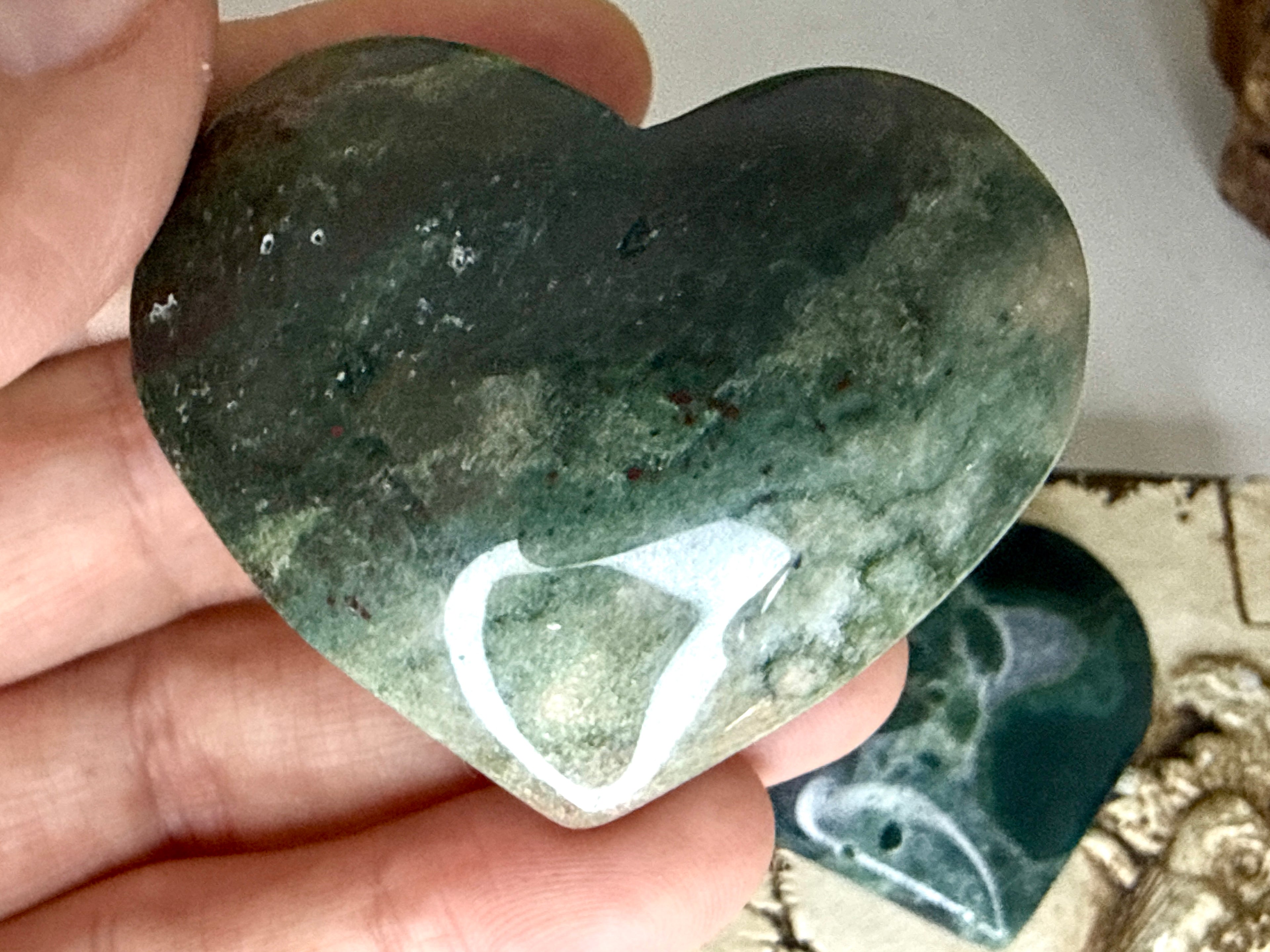 Ocean Jasper Hearts