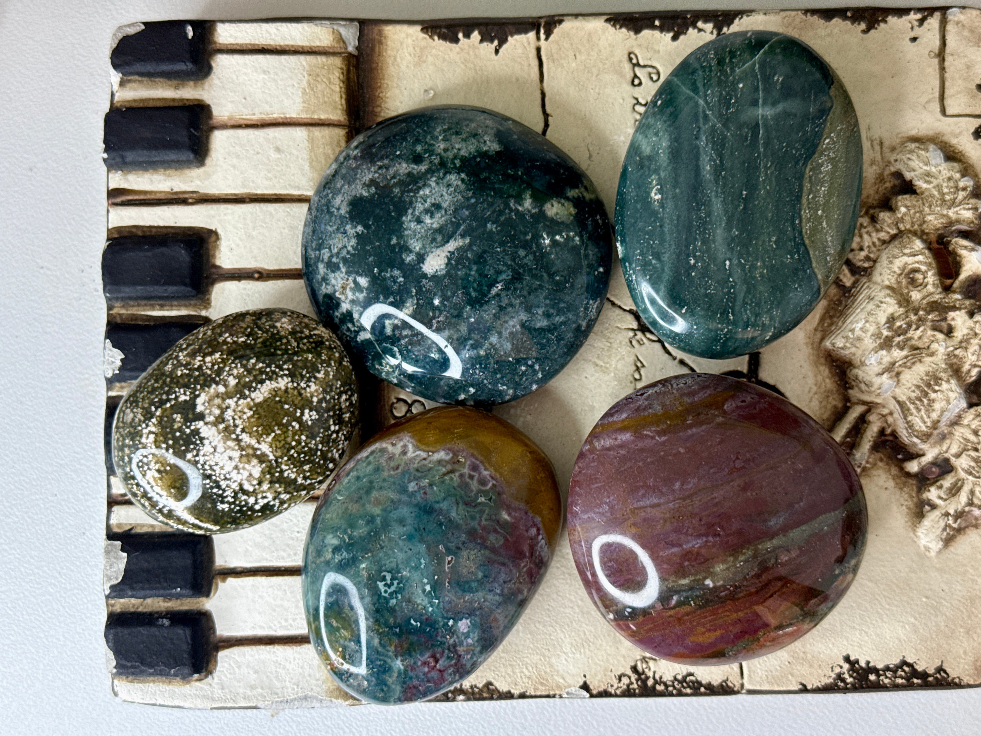Ocean Jasper Palm Stones