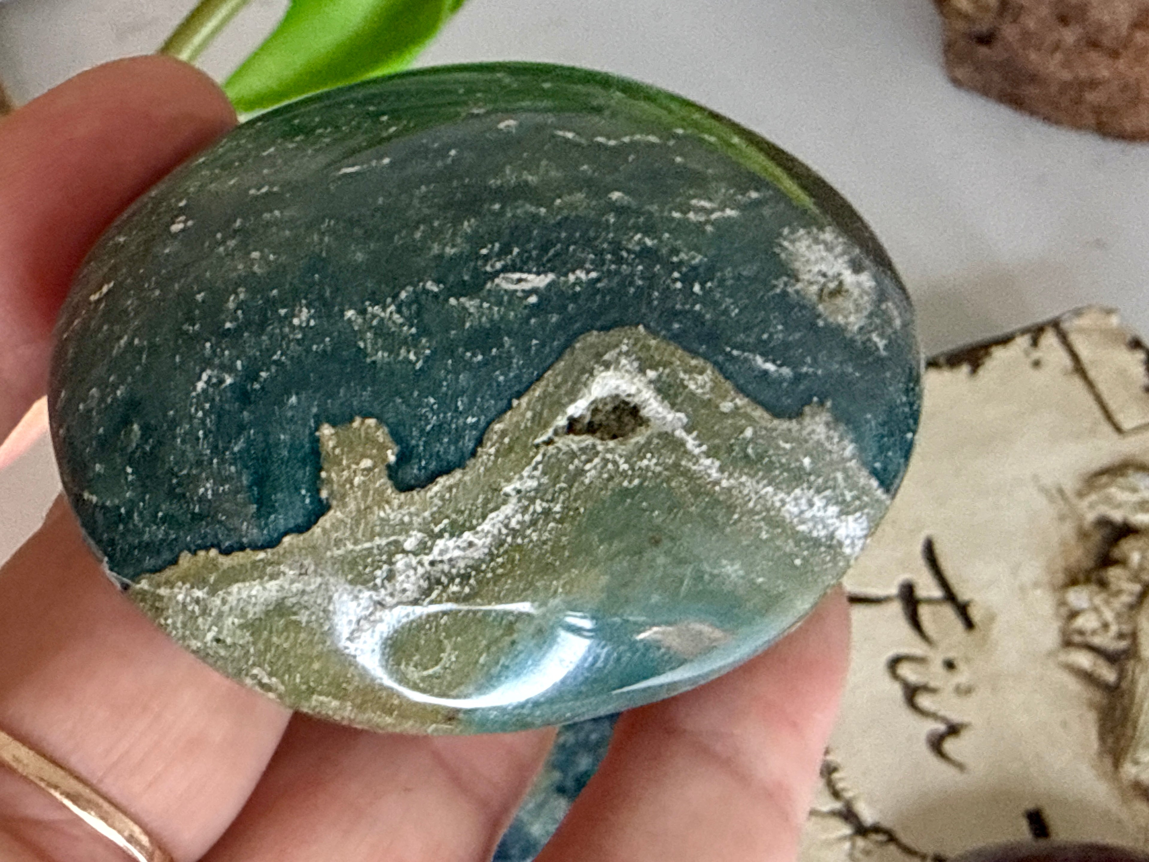 Ocean Jasper Palm Stones