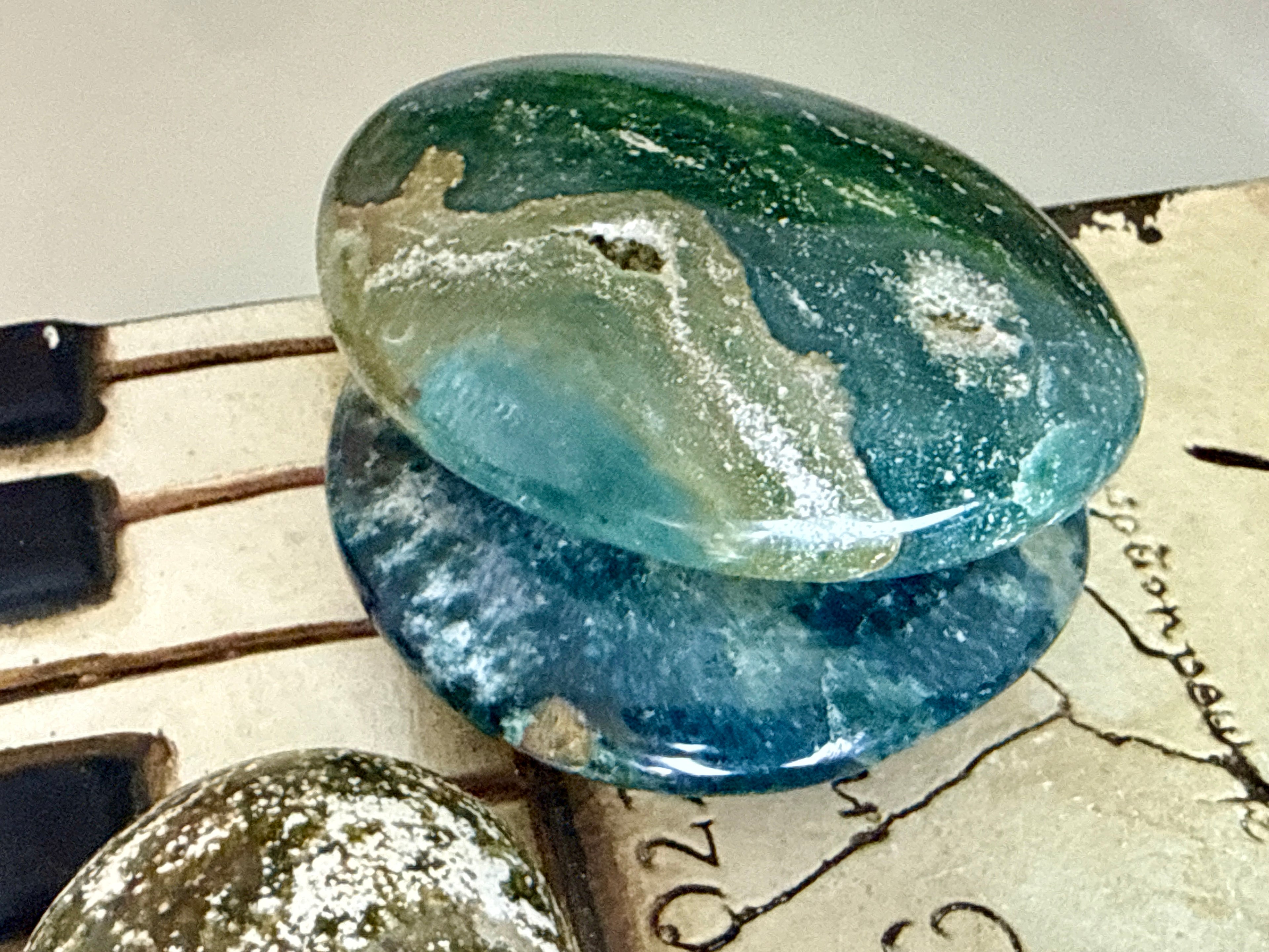 Ocean Jasper Palm Stones