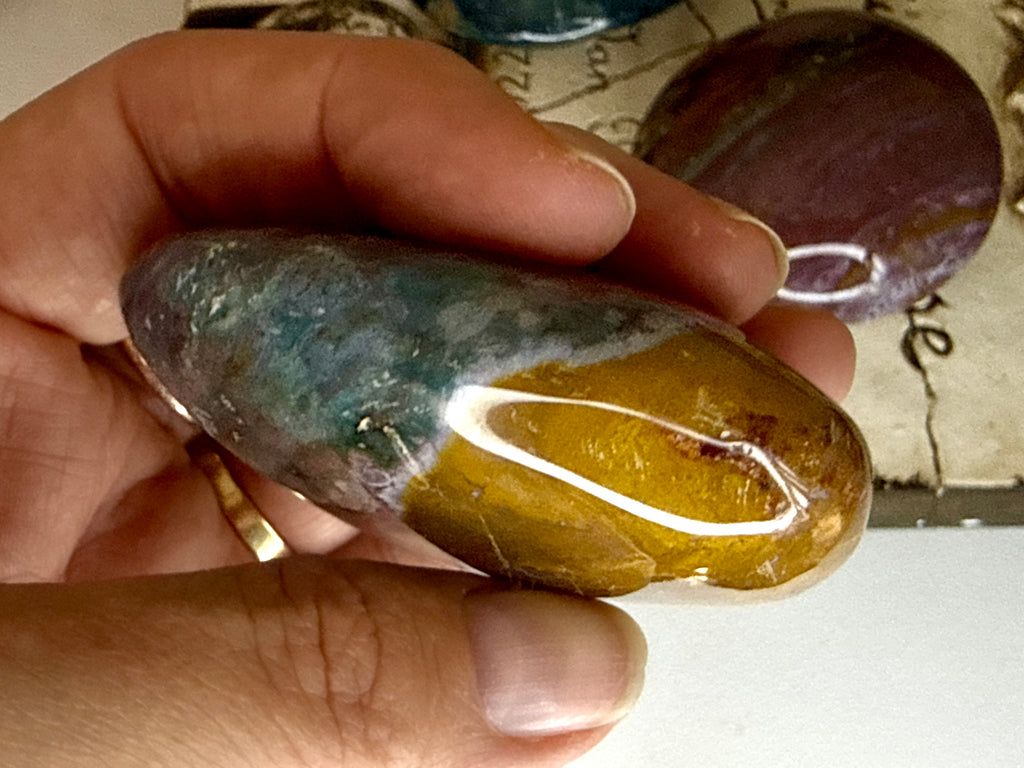 Ocean Jasper Palm Stones