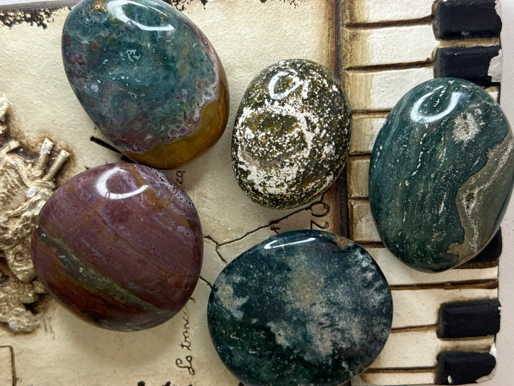 Ocean Jasper Palm Stones