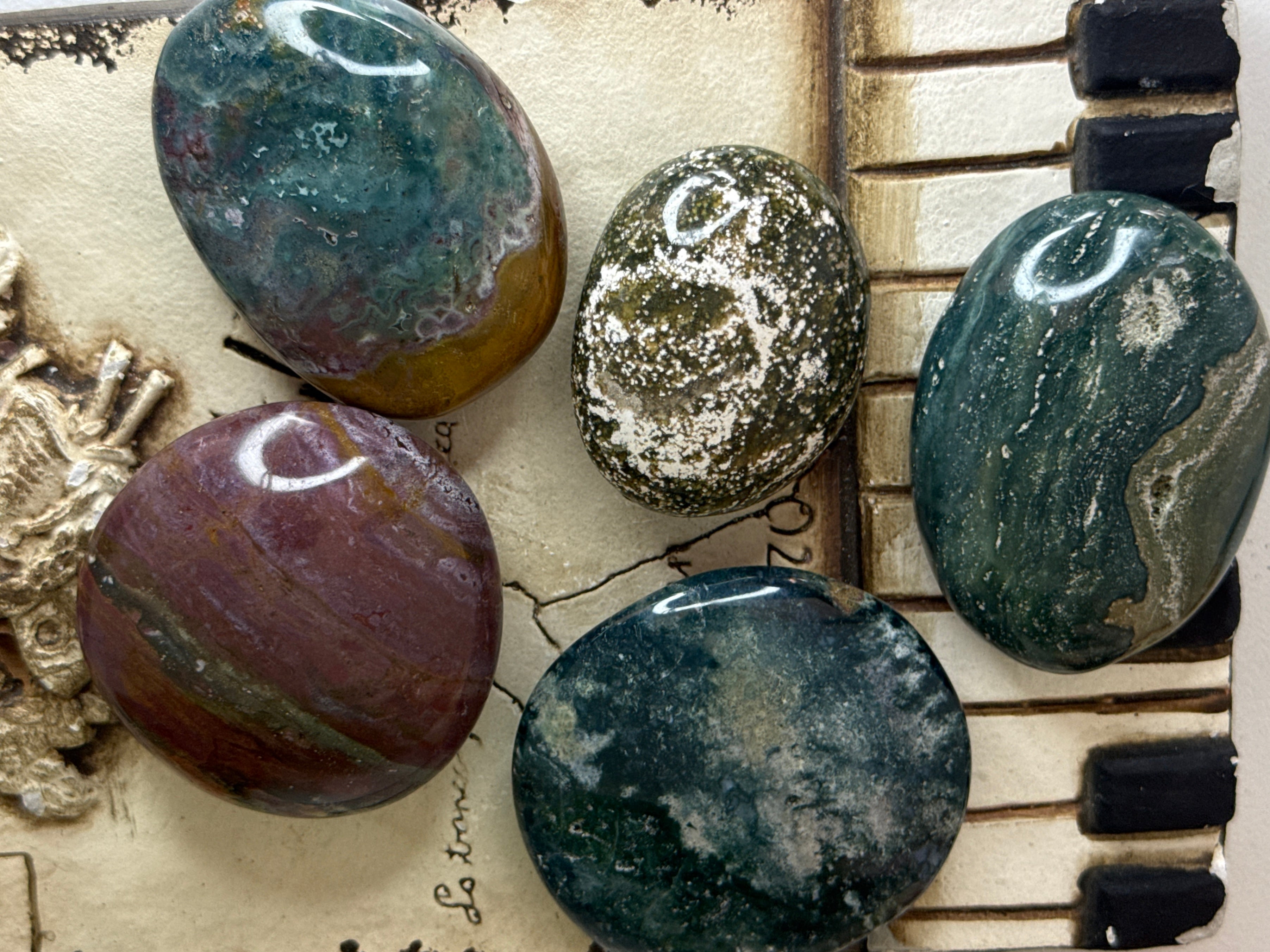 Ocean Jasper Palm Stones